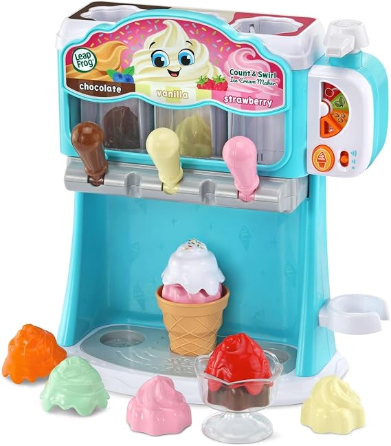 LeapFrog Count and Swirl Ice Cream Maker Playset for Kids