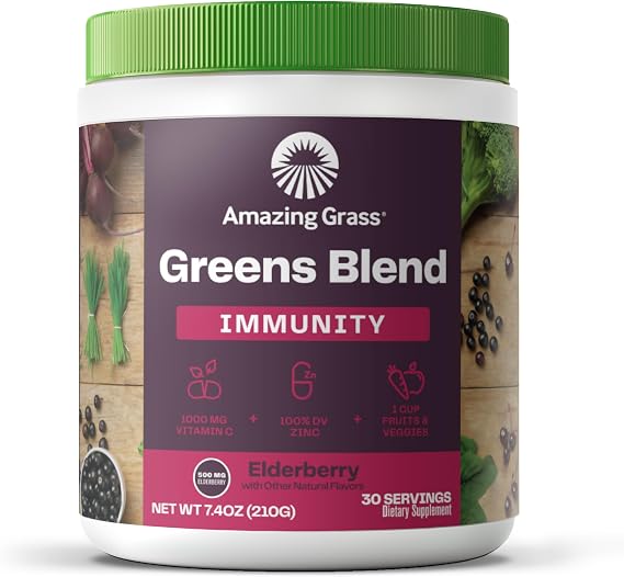 Amazing Grass Greens Blend Superfood Immunity, 30 Servings