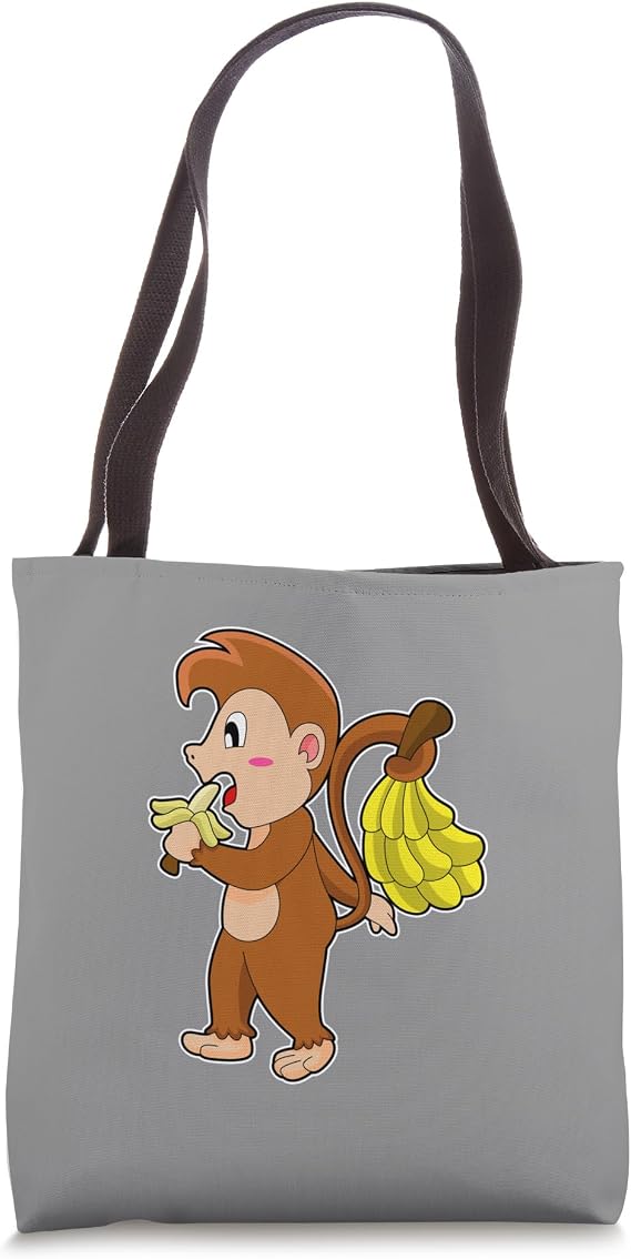 Monkey Banana Tote Bag