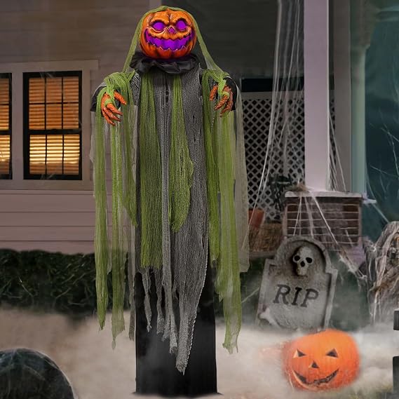 6 Ft Animated Halloween Root of Evil Prop, Halloween Decorations Outdoor