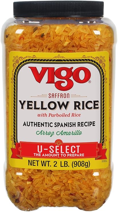 Vigo Authentic Saffron Yellow Rice, Low Fat, 2lb (Pack of 1)