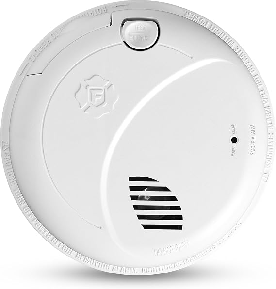 First Alert BRK Interconnect Hardwire Smoke Alarm with Battery Backup & Voice Alerts, 1-Pack