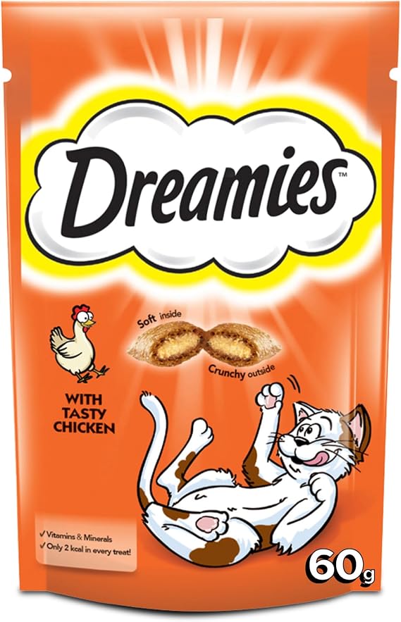 Dreamies Cat Prize Food, Chicken, 60 G