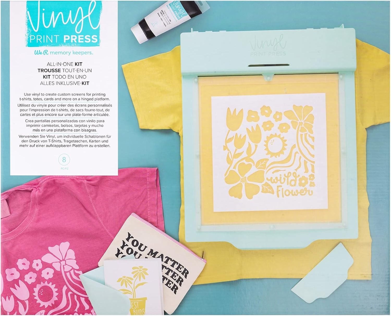 We R Memory Keepers Vinyl Print Press All-in-One Kit