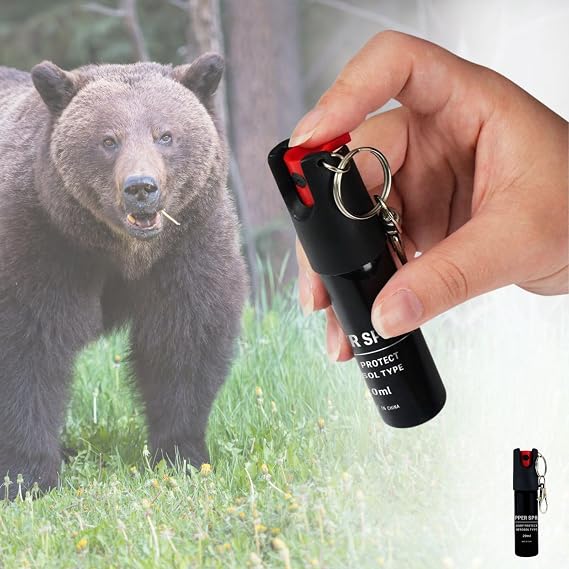 ONE STEP Bear Repellent Spray, 20 Second Continuous Spraying, Self-Defense Goods, Security Goods, Small, Camping, Hiking