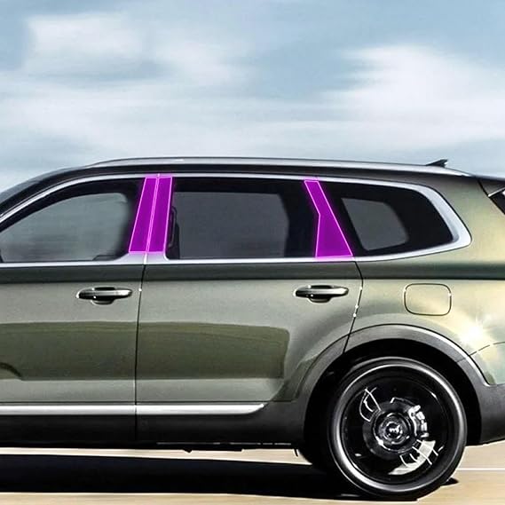 Car Exterior B C Window Pillar PPF Protection Film Anti Scratch Scratch TPU,for Kia Telluride 2019-2023