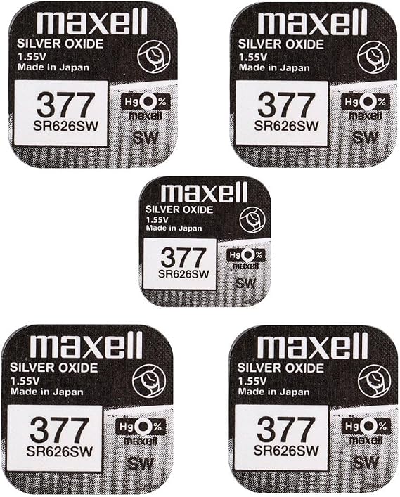 Maxell Brunswick 377 SR626SW Düğme pil 1,55 V