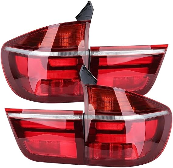 Side Tail lamp Car Rear Tail Lights For BMW X5 E70 2007-2013 Signal Light Stop Brake Turn Lamp Driving Rear Light