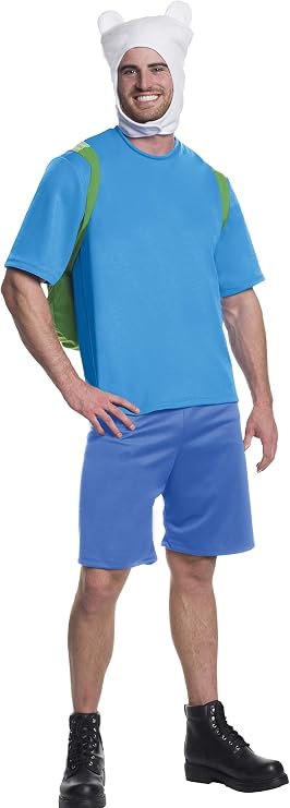 Rubie's Costume Co Men's Adventure Time Deluxe Finn Costume