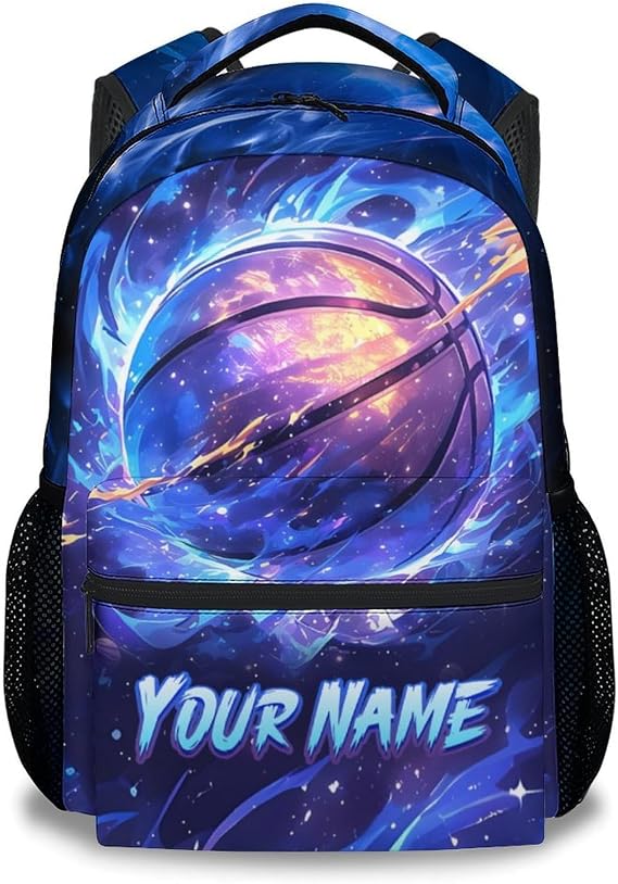 Boys Personalised School Backpack – Custom Name Rucksack for Kids Aged 5–12 – Lightweight School Bag for Primary, Travel & Everyday Use
