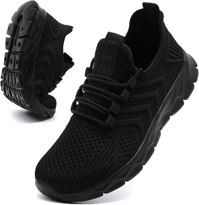 Running Shoes for Men Womens Tennis Sneakers Slip On Gym Athletic Shoe