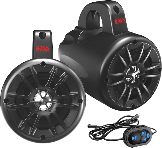 BOSS Audio Systems BM40AMPBT 4 Inch Bluetooth Tower Speaker Pair