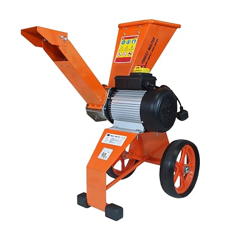 Electric Wood Chipper 2800 Watt 4 HP Branches Leaves Wood Electric Garden Chipper
