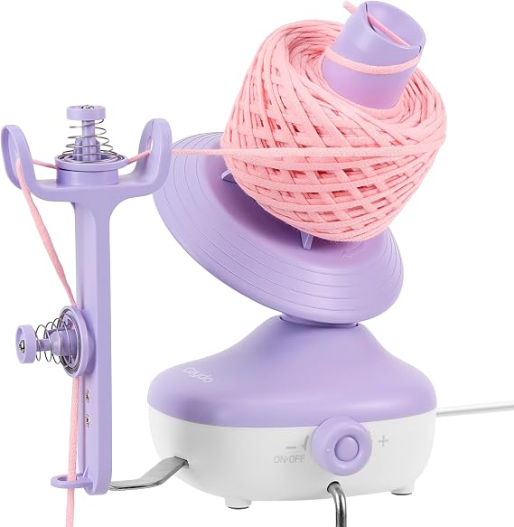 Caydo Electric Yarn Winder M1, Effortless Yarn Organizer for Crochet Lovers