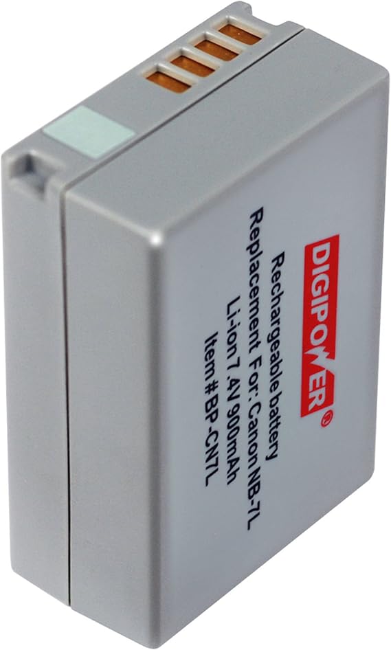 Digipower BP-CN7L Replacement Li-Ion Battery for Canon NB-7L for use with Canon G10 & G11 Digital Cameras