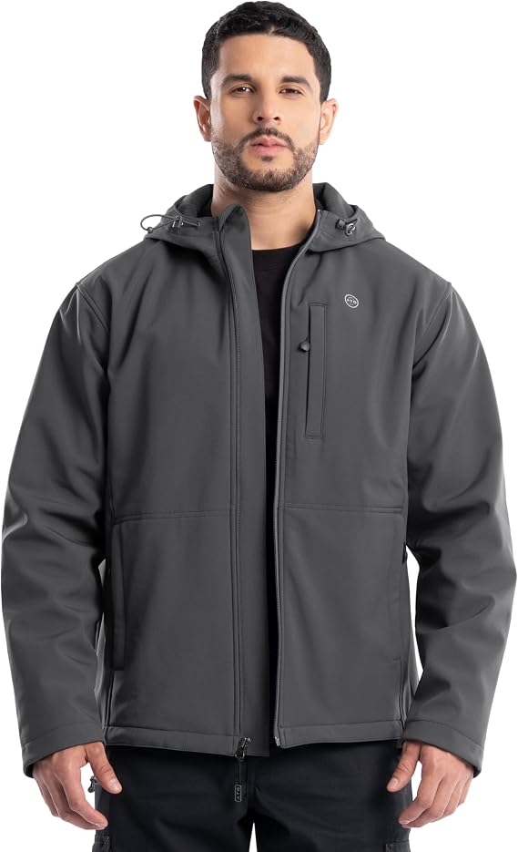 ATG Men's Soft Shell Hooded Jacket