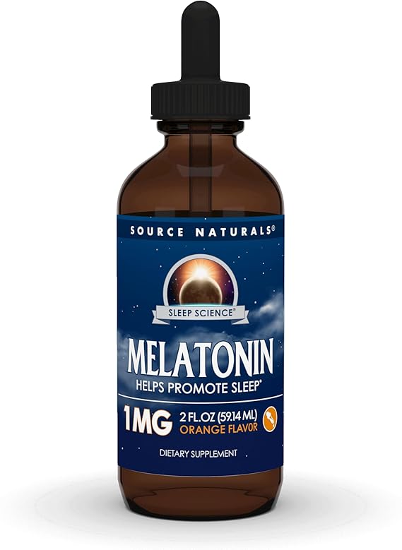 Source Naturals Melatonin* - 1 mg, 2 Fluid oz
