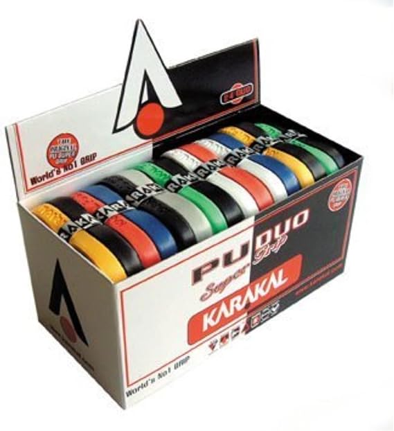 Karakal PU Super Grip Box of 24 (Duo Colors)