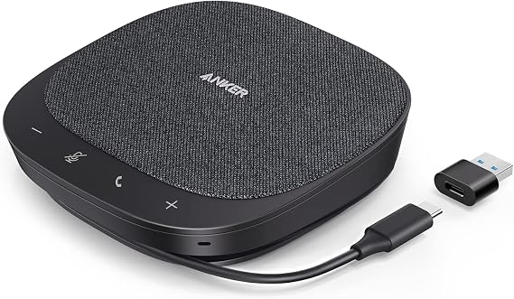 Anker PowerConf S330 USB Speakerphone for Home Office, Plug and Play