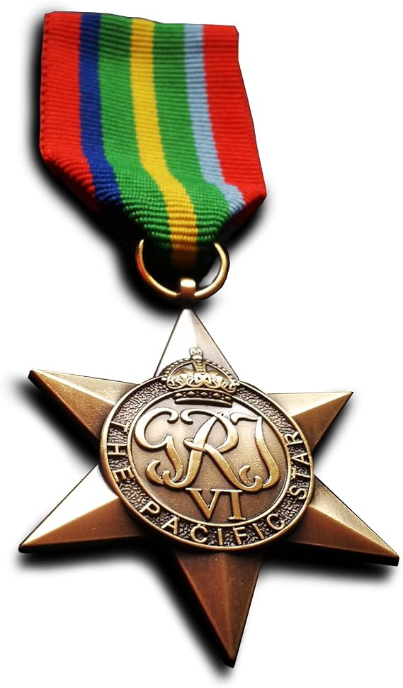 Goldbrothers13 Pacific Star Military Medal Campaign WW2 New Rare Replica
