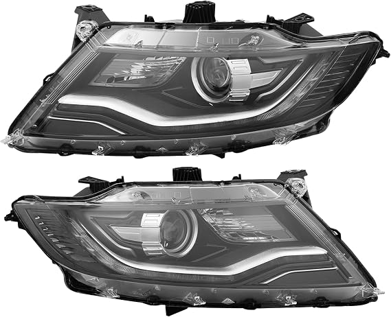 Headlight Assembly for Lincoln 2016-2018 MKX HID Headlamp Headligh Light with DRL Right Side Chrome Housing FA1Z13008F FO2519142 (RIGHT)