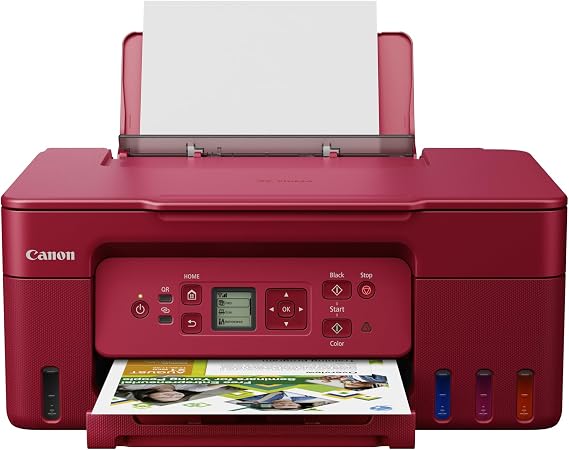 Canon G3470 EUM/EMB RED, Mürekkep Püskürtmeli Yazıcı, Kırmızı