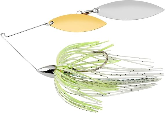 War Eagle Custom Lures Nickel Frame Double Willow Spinnerbait Spot Remover Skirt 3/4 oz.