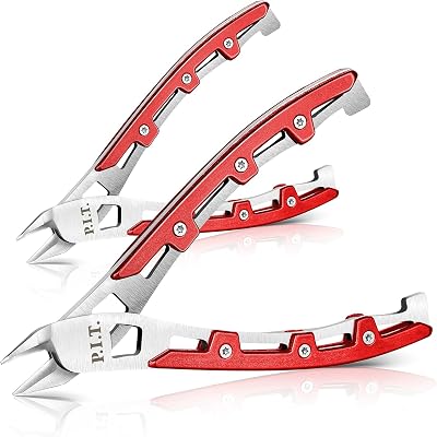2PCs Wire Cutters,5.5 Stainless Steel Flush Cutters,Side Cutters,Wire Snips,Flush Cut Pliers, Small Wire Cutters for Zip Tie,Jewelry Making,Plastic,Floral,Electrical,Craft,Artificial,Soft Copper