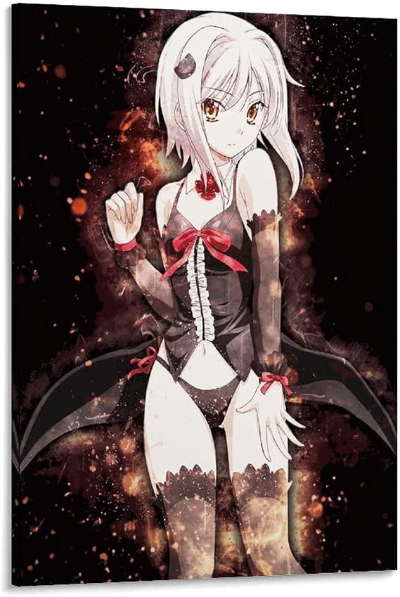 Anime Posters Highschool Dxd Posters Canvas Art Poster And Wall Art Picture Print Modern Family Bedroom Decor Posters 12x18inch(30x45cm)