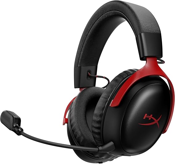 HyperX Cloud III S Wireless Gaming Headset for Multi-Platform, 2.4GHz, Bluetooth, Battery Life up to 120 Hours 2.4GHz / 200 Hours Bluetooth, 53mm