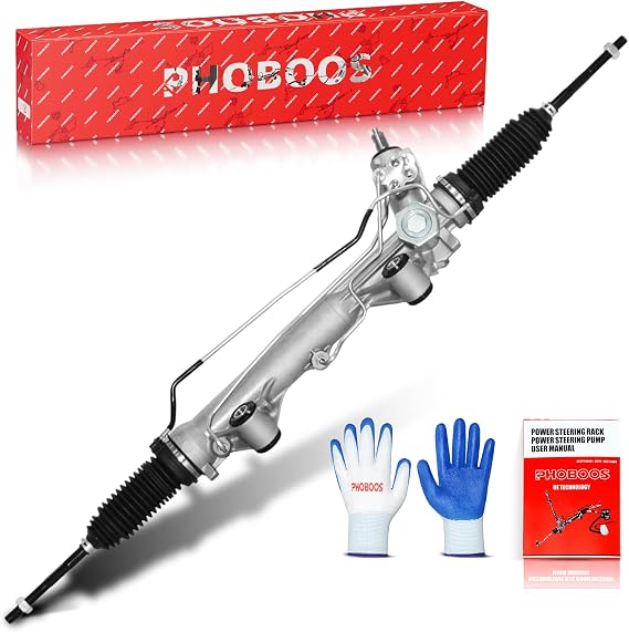 PHOBOOS Hydraulic Power Steering Rack and Pinion Assembly Compatible with Ford Ranger 2001-2011, Explorer Sport 2002-2003 & Mazda B3000/B4000 2001-2006, 3.0/4.0L, New Unit, Leak Resistance, Ref.22-256