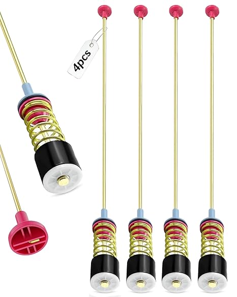 【Upgraded】 Upgraded DC97-16350U DC97-16350T Washer Suspension Rods (4 Pack), Compatible with Samsung Washing Machine WA50R5200AW/US WA50R5400AV/US WA45T3200AW/A4, Replaces DC97-05280W DC97-16350V