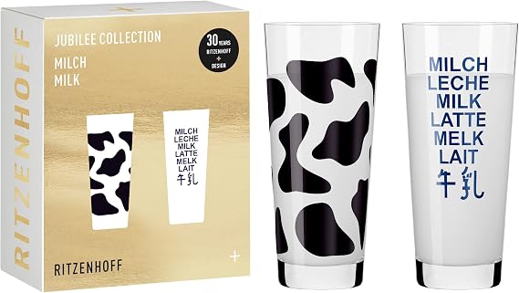 RITZENHOFF 6131001 Frosted Glass Set 300 ml - Jubilee Collection Series - 2 Pieces - Winner Design 2022 - Made in Germany