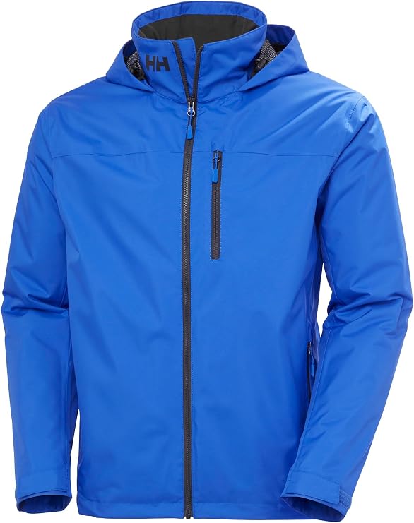 Helly Hansen Crew Hooded Midlayer Jacket Mens Black XL