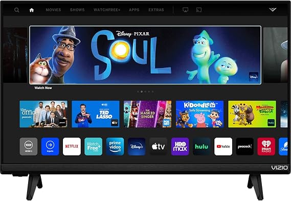 VIZIO 24-inch D-Series Full HD 1080p Smart TV with Apple AirPlay and Chromecast Built-in, Alexa Compatibility, D24f4-J01, 2021 Model