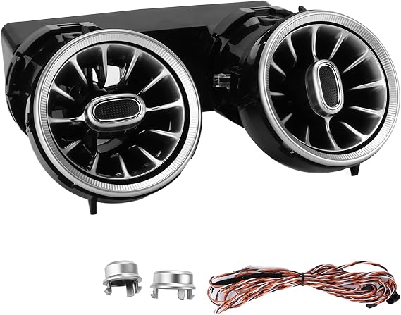 FLEXMAN 3 Color Rear LED Turbine Air Vent Ambient Light Kit Replacement for C W205 C205 a 205 S 205 GLC Class X253 C253 2015~2018