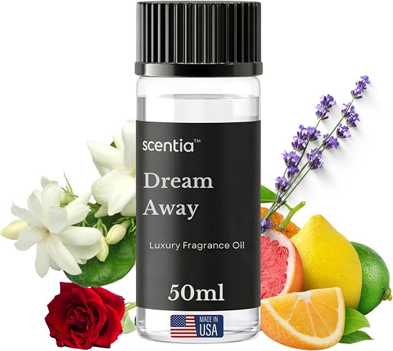 Dream Away Floral Fragrance Oil for Cold & Ultrasonic Diffusers, 50 mL | Scentia Hotel-Inspired Blend For Cold Air, HVAC, And Ultrasonic Diffusers Spring Floral Scent, 50 mL (1.69 Fl Oz)
