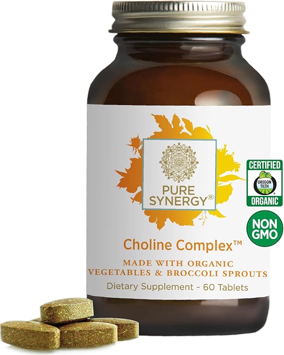PURE SYNERGY Choline Complex Vegan Choline Supplement (60 Tablets)