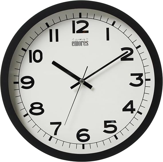 Emores 31 Cm Akar Sanİye Sessİz Mekanİzma Duvar Saatİ