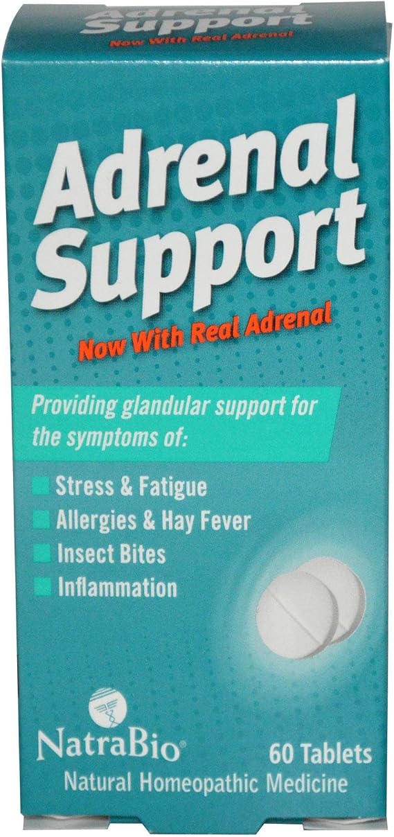 NaturalCare Adrenal Support, Homeopathic Tablets, 60 Count