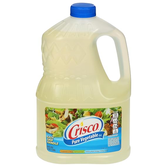 Crisco Pure Vegetable Oil, 64 Fluid Ounce