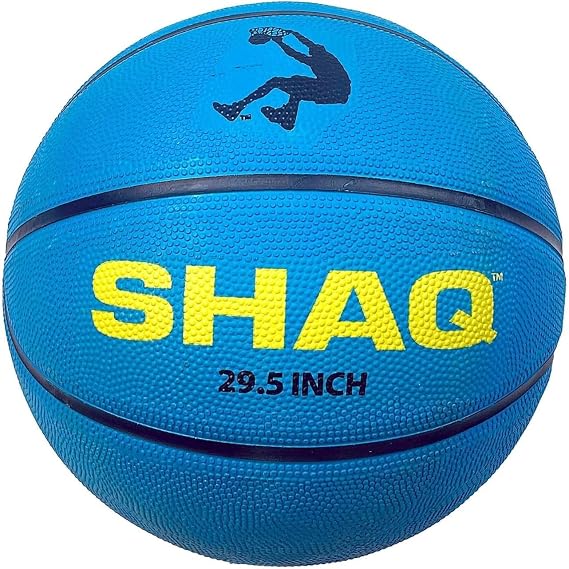 Shaq Official Size 7 Basketball for Indoor/Outdoor Play - Durable Rubber, Superior Grip, All-Weather Performance
