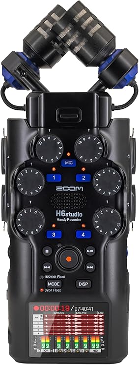 Zoom H6 Studio Handy Recorder for Filmmakers & Musicians