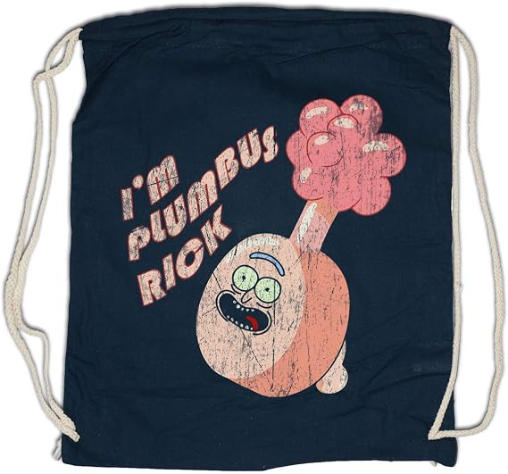 Urban Backwoods Plumbus Rick Drawstring Bag Gym Sack