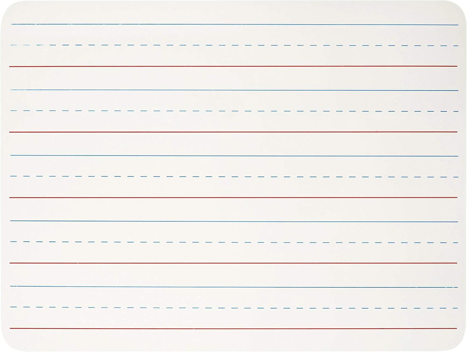 Charles Leonard Dry Erase Lapboard, 9 x 12 Inches, Masonite, One Sided, Lined White, 1 Each (35115)