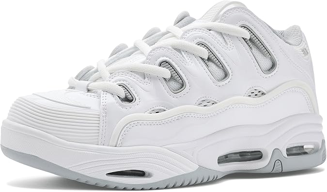 Osiris Men's D3 2001 - Black/White/Silver Medium Trainers