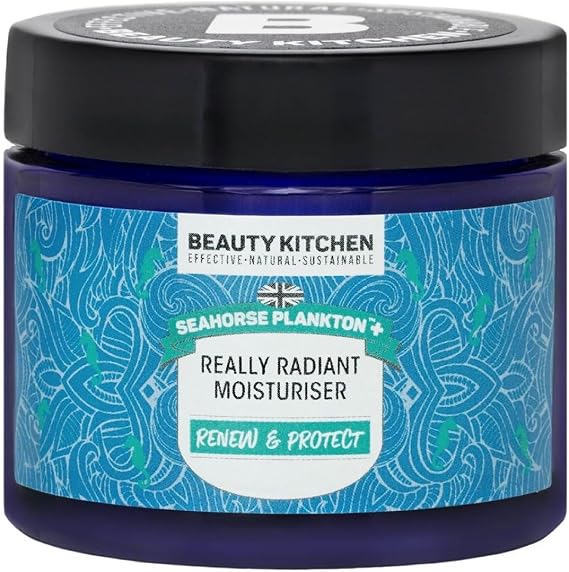 Beauty Kitchen - Seahorse Plankton + Really Radiant Moisturiser 60ml - Radiance-Boosting Moisturiser - Skincare Essential