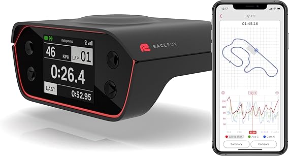 10Hz GPS Official Based Performance Meter Box with Mobile App - Car Lap Timer and Drag Meter - Racing Accelerometer Data Logger