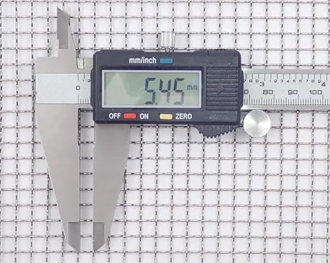 Woven Wire Mesh, 4 mesh (0.9mm Wires) (Stainless Steel 304L) 5.5mm Aperture By Inoxia Cut Size: 15cm x 15cm