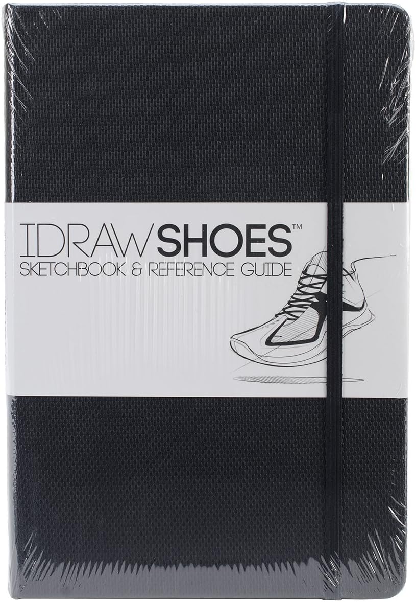 IDRAW Shoes Sketchbook and Reference Guide, Black
